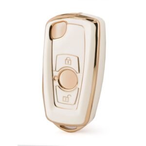 Nano High Quality Cover For Dongfeng Remote Key 2 Buttons White Color DF-C11J